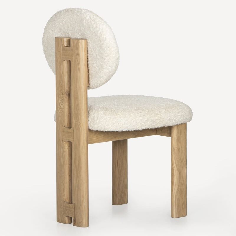 Colton Upholstered Oak Chair - Natural thumbnail 6