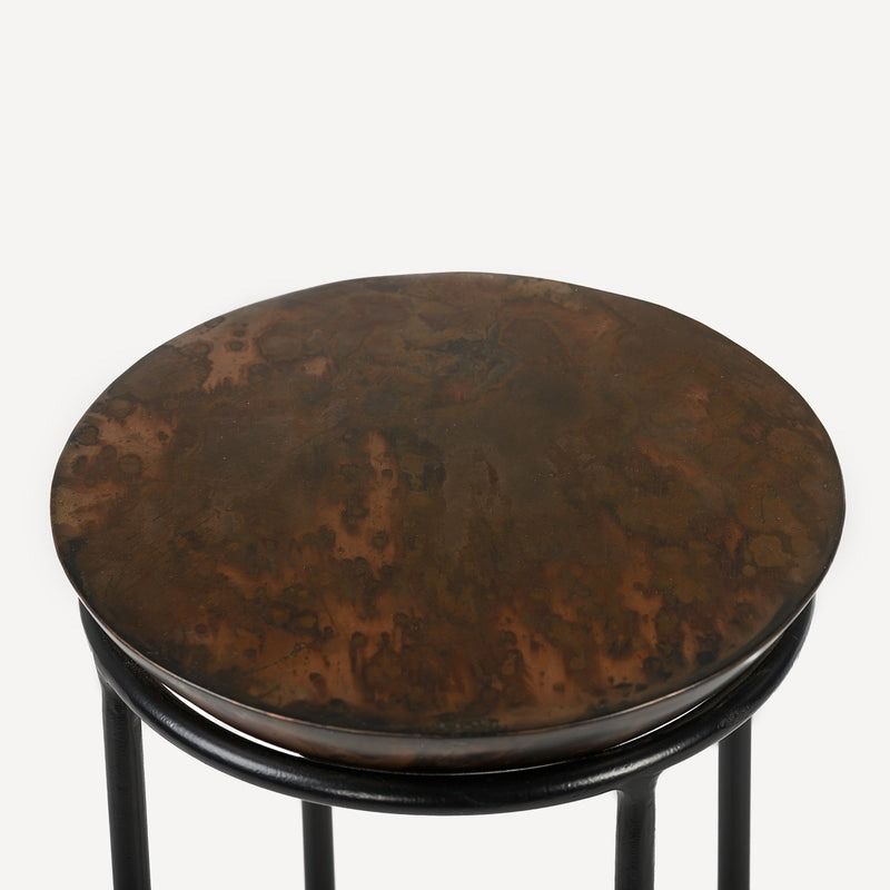 Disc Metal Drink Table thumbnail 3