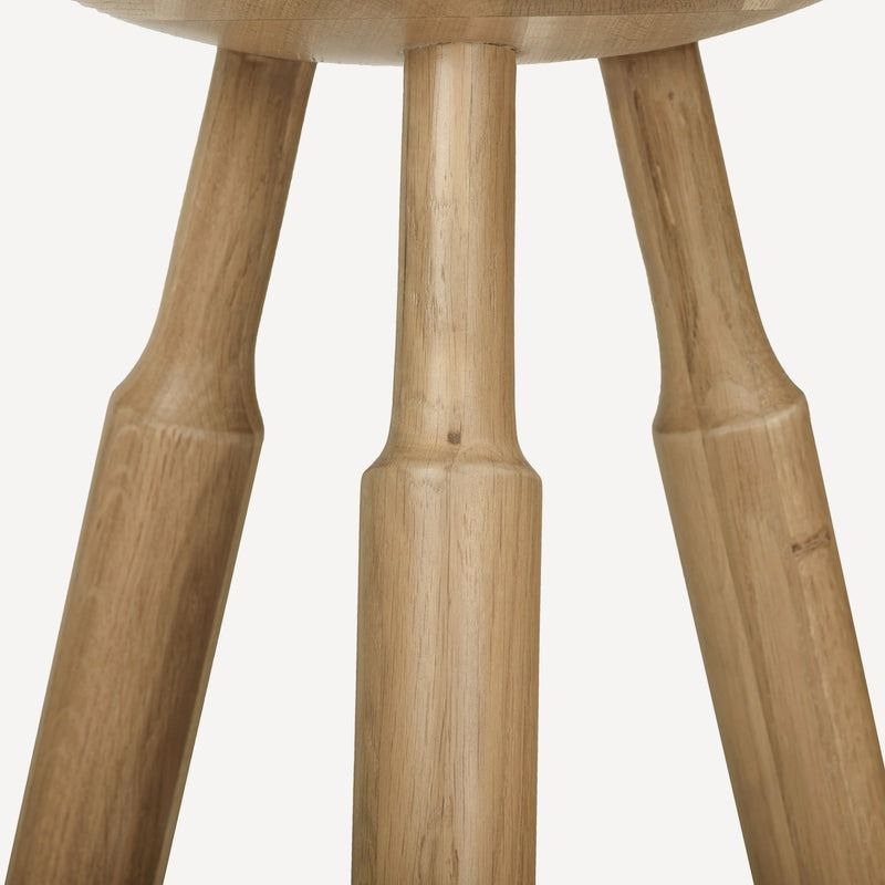 Dowel Solid Oak Counter Stool thumbnail 3