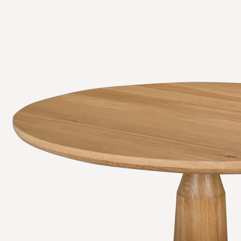 Dowel Solid Oak Counter Table - Natural thumbnail 3