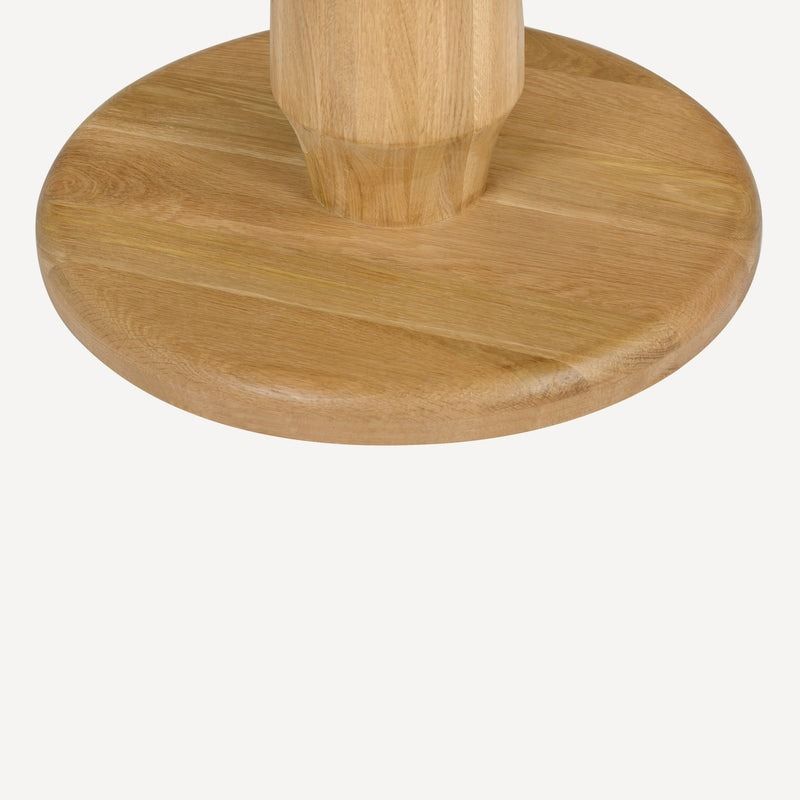 Dowel Solid Oak Counter Table - Natural thumbnail 4