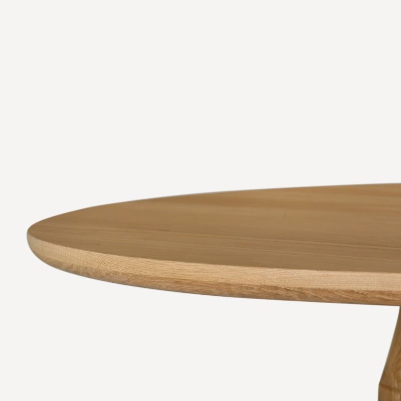 Dowel Solid Oak Counter Table - Natural thumbnail 5