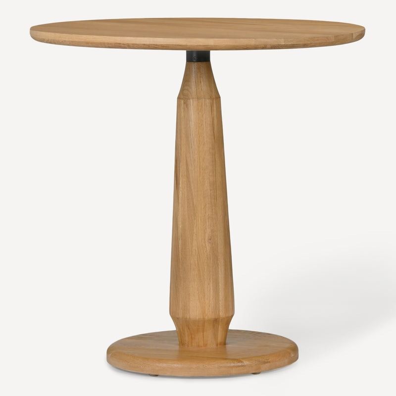 Dowel Solid Oak Counter Table - Natural