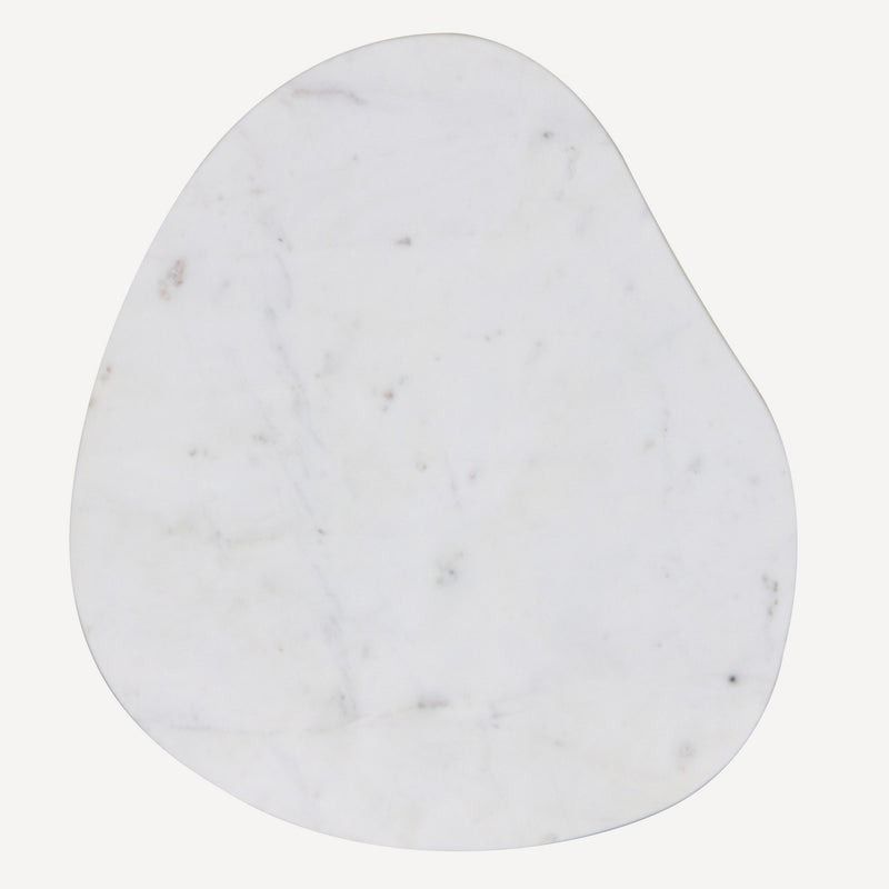 Kidney Marble Brass Side Table thumbnail 5