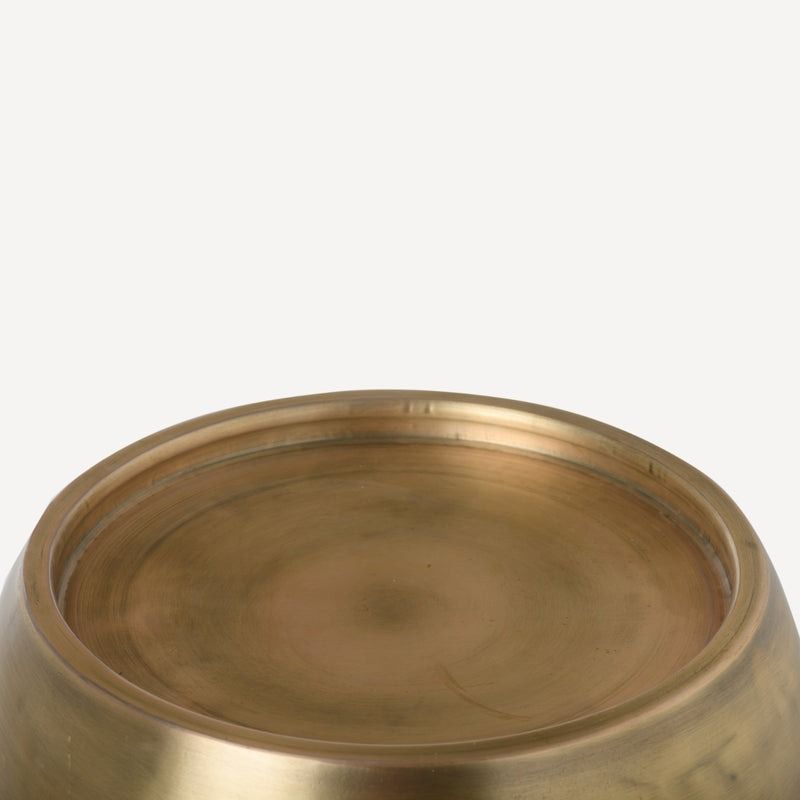 Pebble Antique Brass Side Table - Tall thumbnail 3