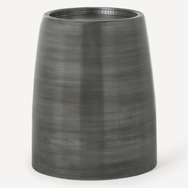 Pebble Zinc Finish Side Table - Medium