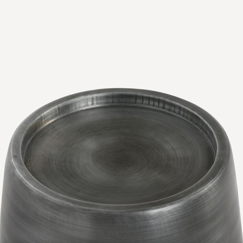 Pebble Zinc Finish Side Table - Medium thumbnail 2