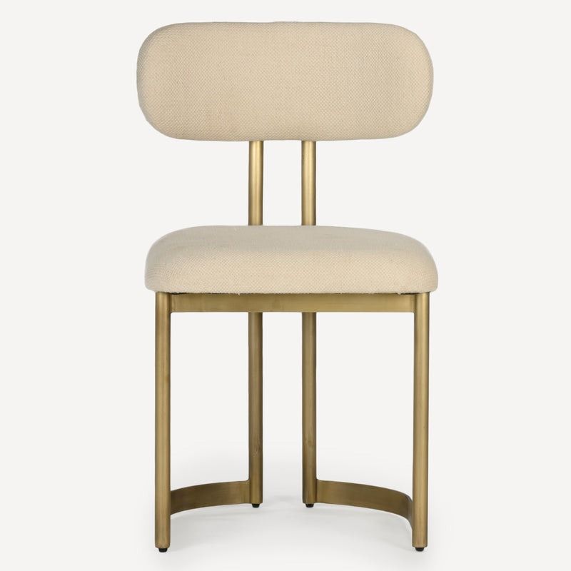 Shay Upholstered Dining Chair - White thumbnail 2