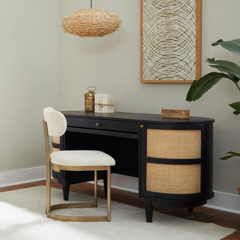 Shay Upholstered Dining Chair - White thumbnail 4