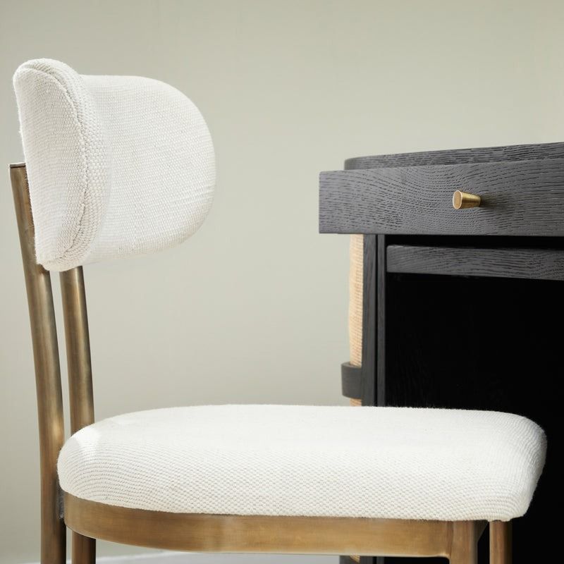 Shay Upholstered Dining Chair - White thumbnail 5