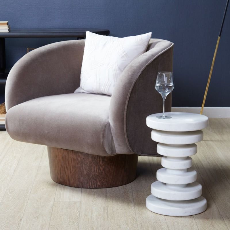 Strata Solid Wood Drink Table thumbnail 4