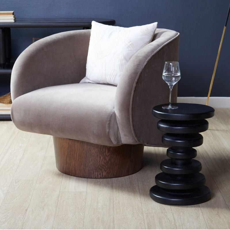 Strata Solid Wood Drink Table thumbnail 4