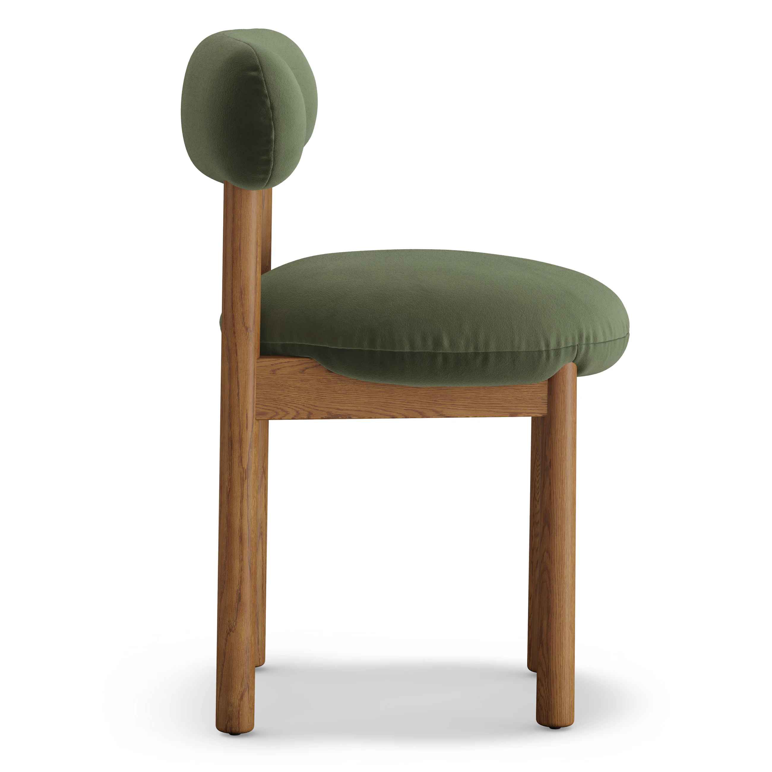 Munk Velvet Dining Chair Hale Fir Green thumbnail 4