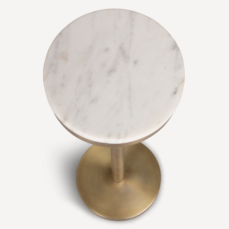 Shay Marble Drink Table thumbnail 3