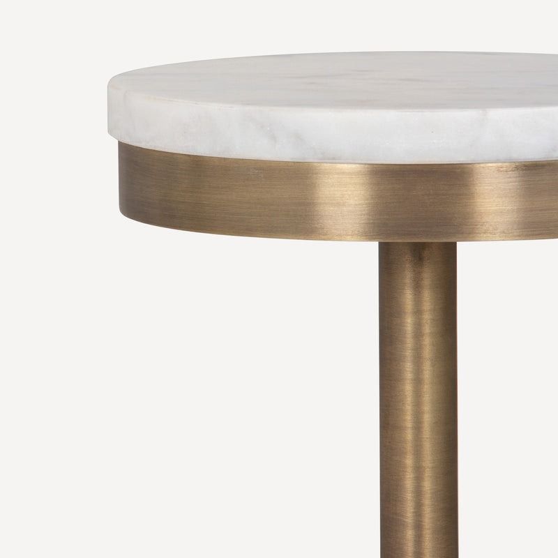 Shay Marble Drink Table thumbnail 4