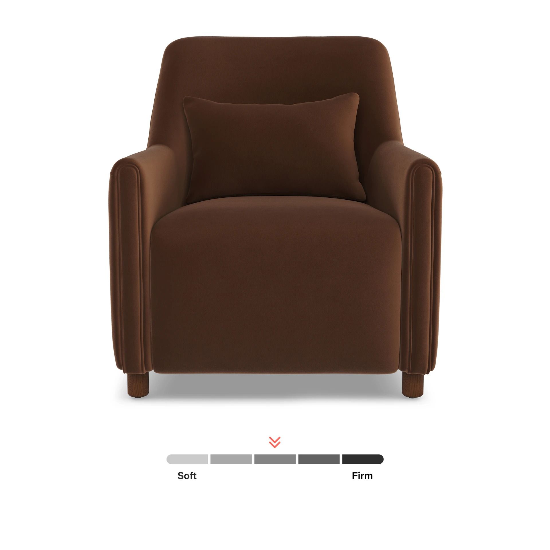 Winslow 29.5 Velvet Lounge Chair Hale Earth thumbnail 2