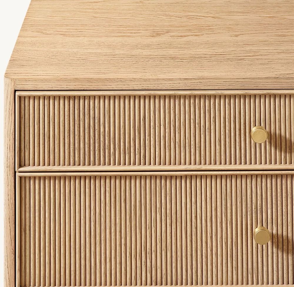 Genevieve Reeded Closed Nightstand thumbnail 4