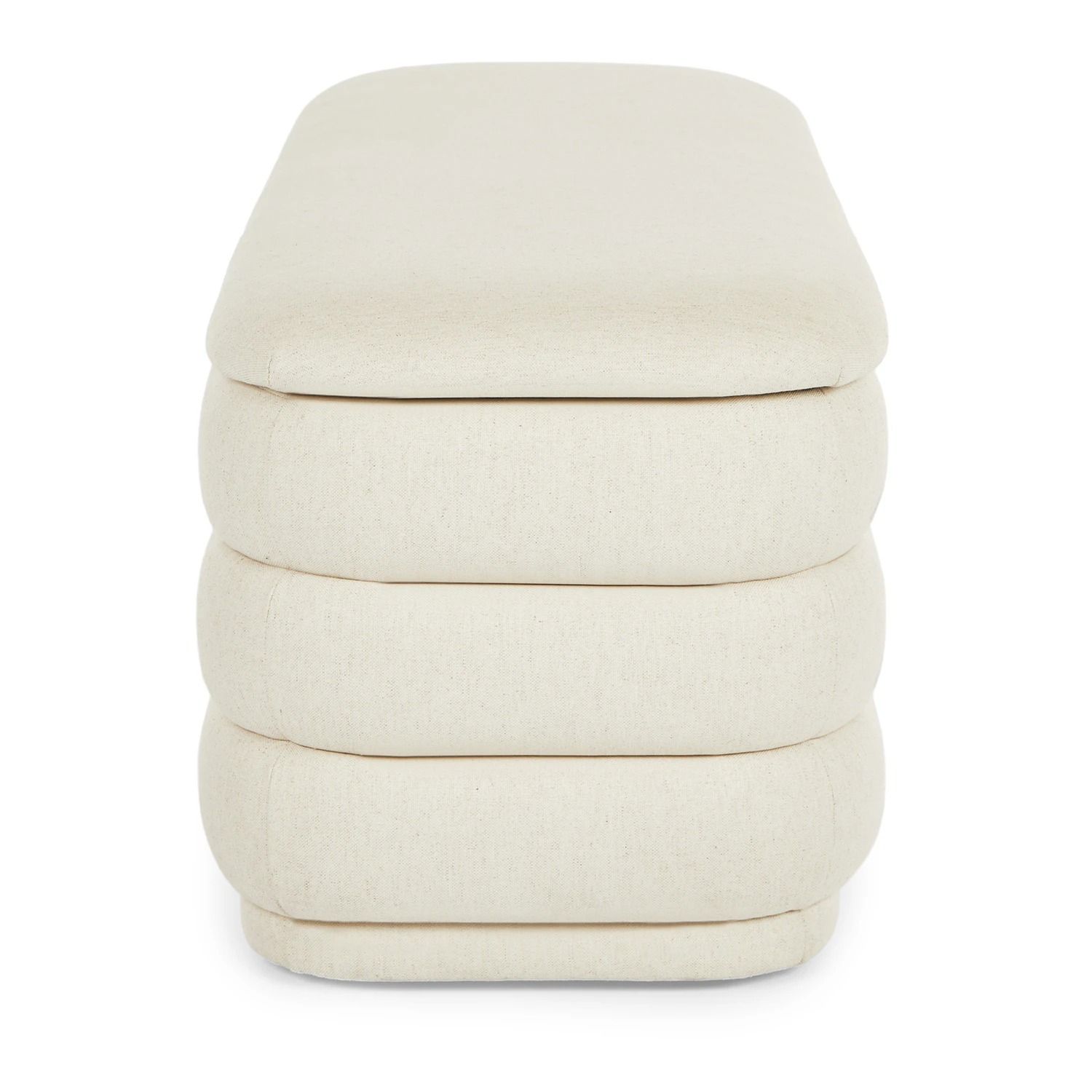 Rolph 55.5 Storage Bench Sand Ivory thumbnail 4