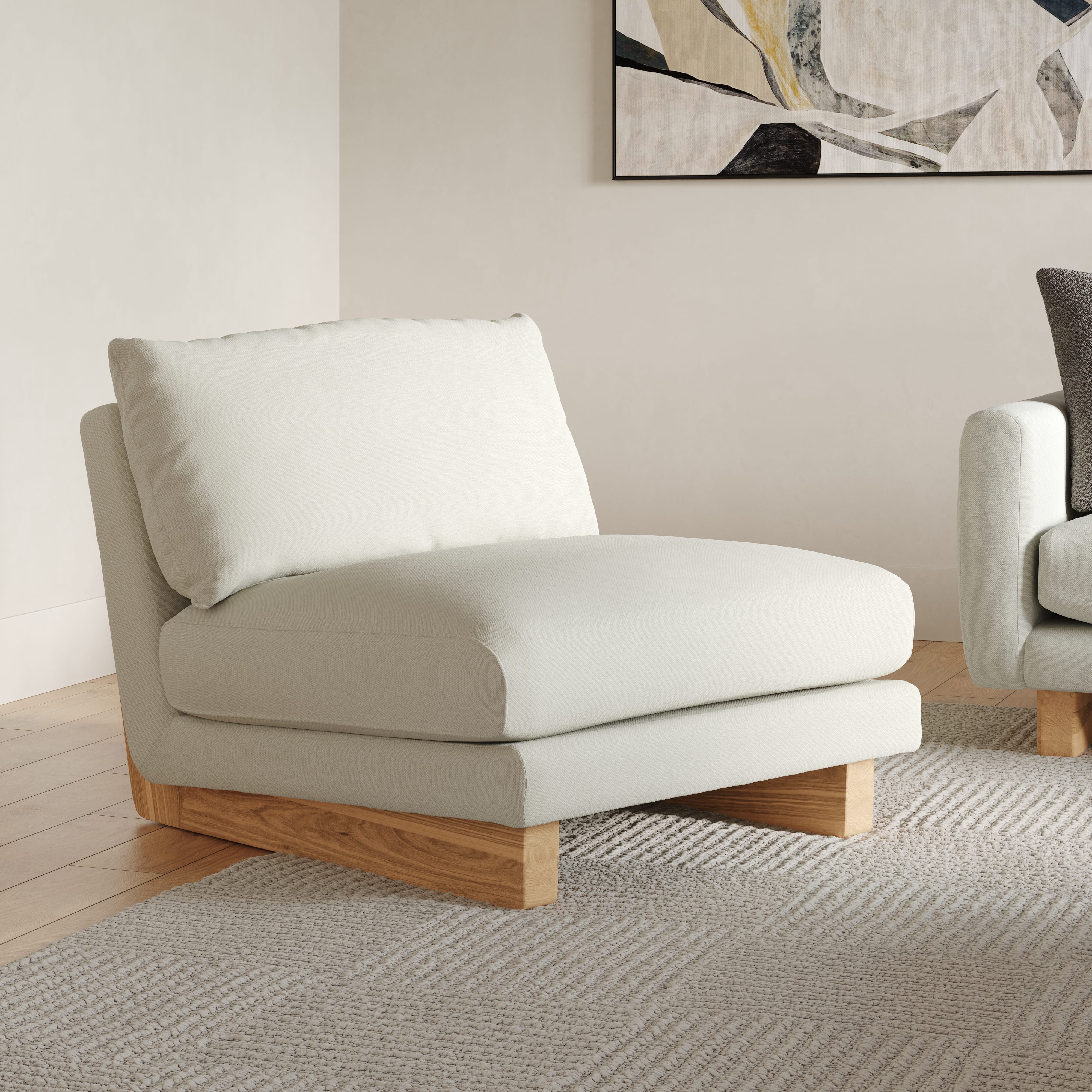 Kalok 34 Lounge Chair Buckler Ivory thumbnail 2