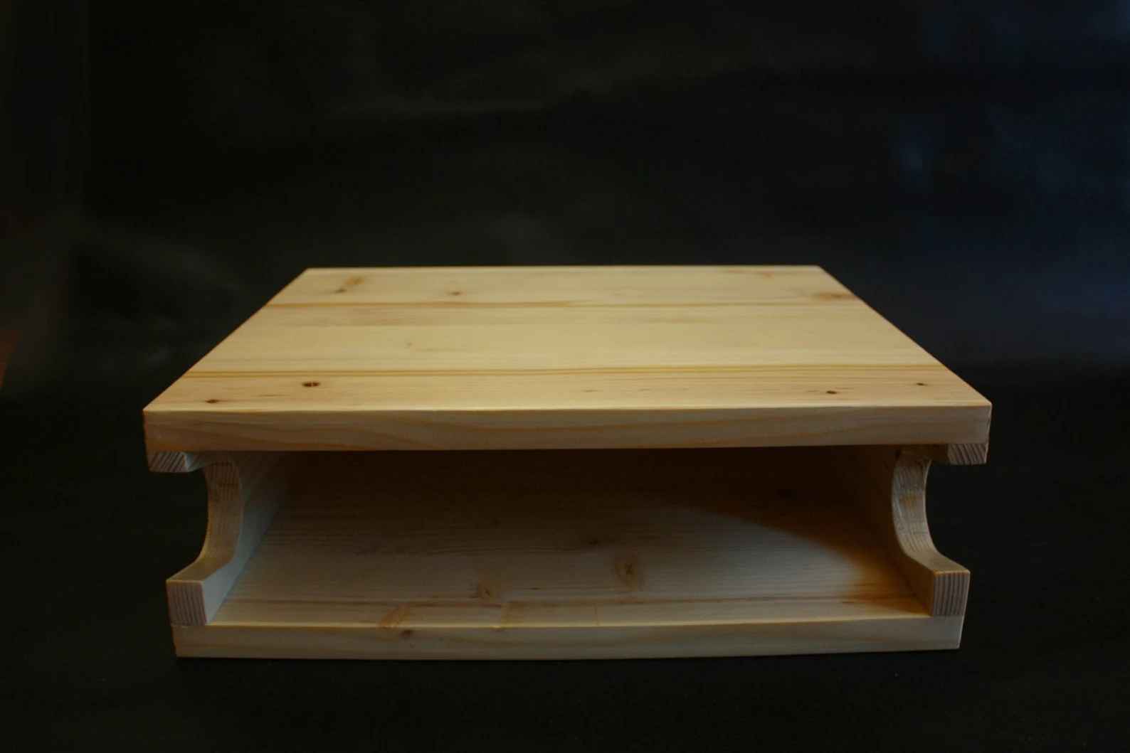 Minimalist Wooden Bike Wall Mount Floating Shelf thumbnail 3