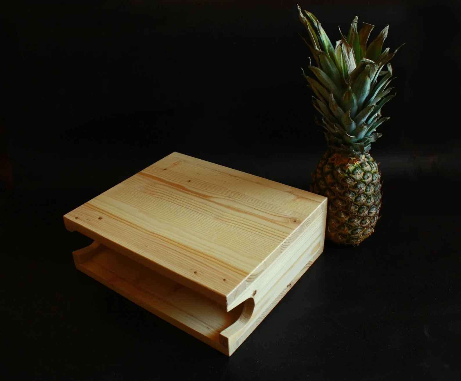 Minimalist Wooden Bike Wall Mount Floating Shelf thumbnail 4