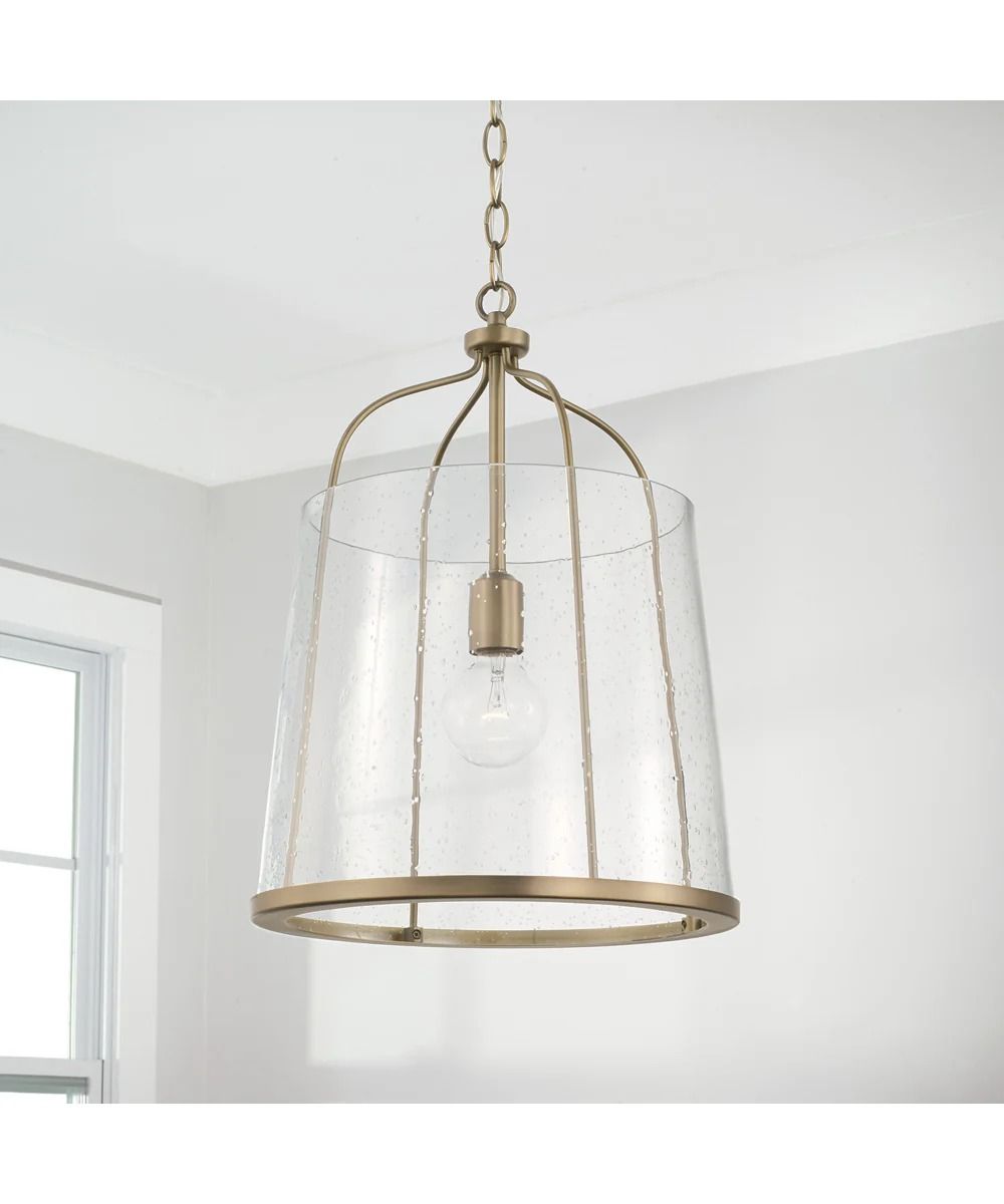 Madison 1 Light Pendant Aged Brass thumbnail 3