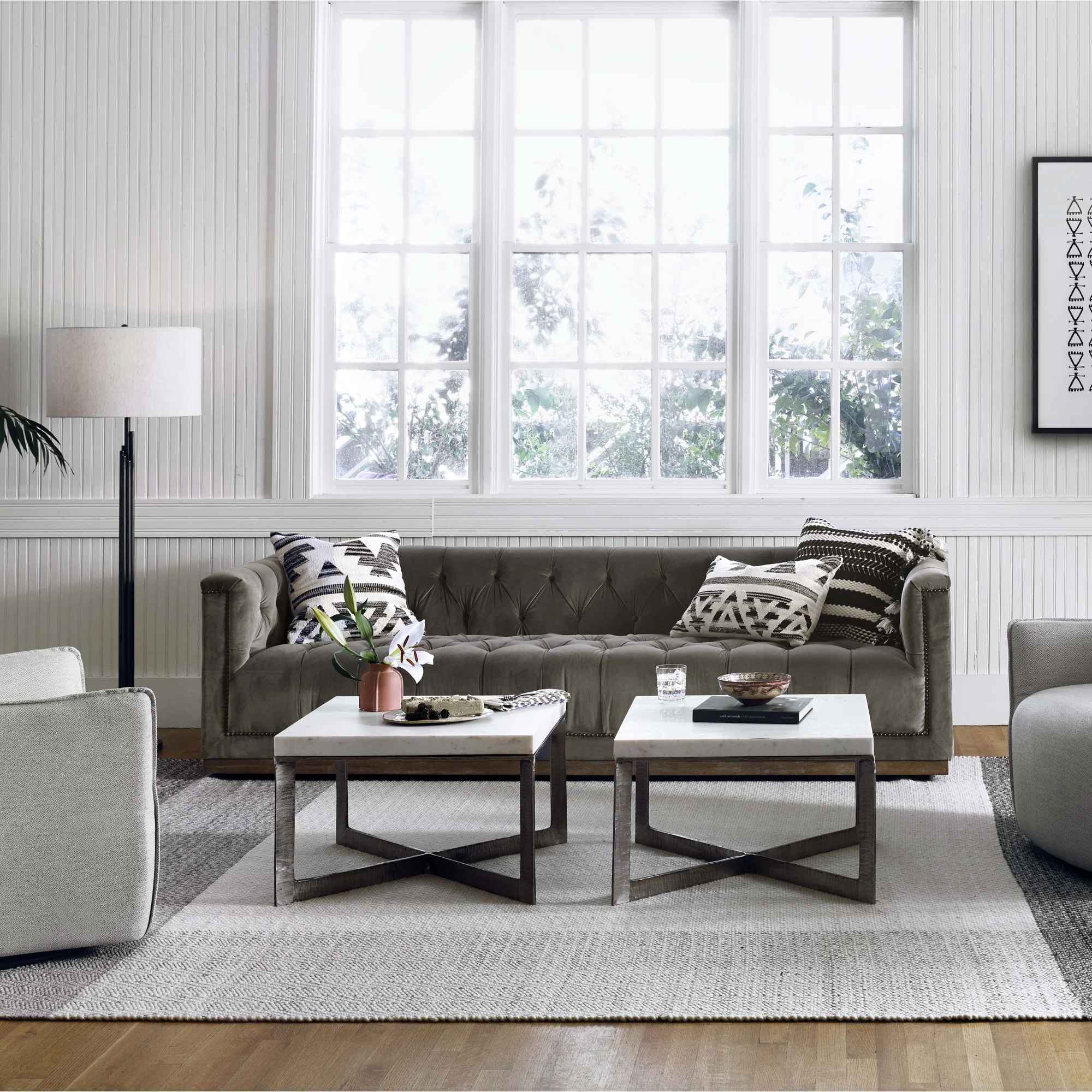Byer 95'' Upholstered Sofa thumbnail 2