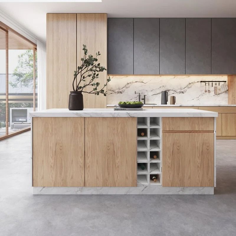 Fosenbauer Kitchen Island with Storage and Seating Space thumbnail 2