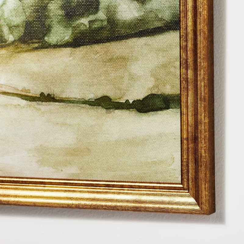 Rolling Hills Framed Wall Canvas Green thumbnail 2