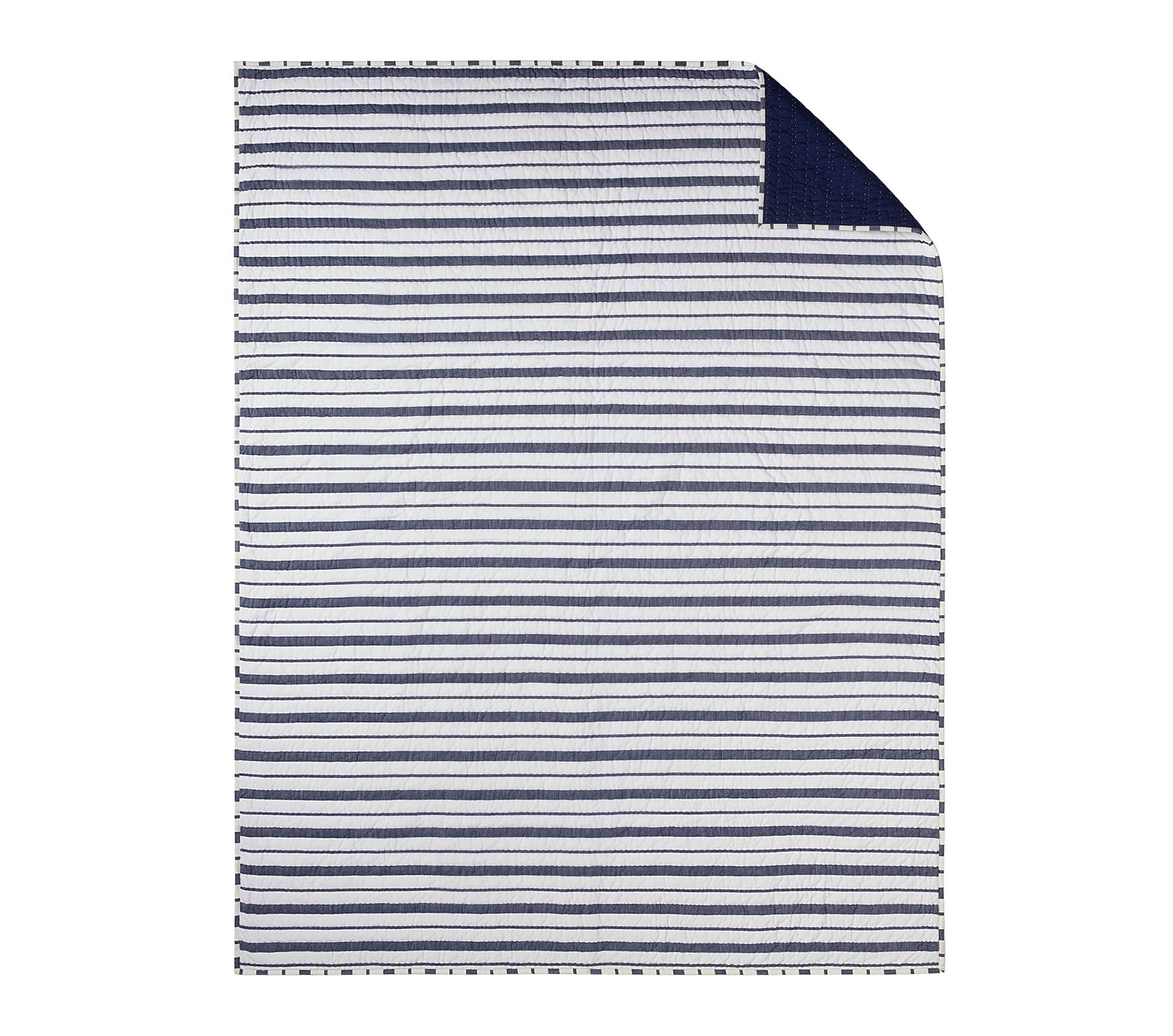 Yarn Dyed Stripe Quilt-Queen thumbnail 2