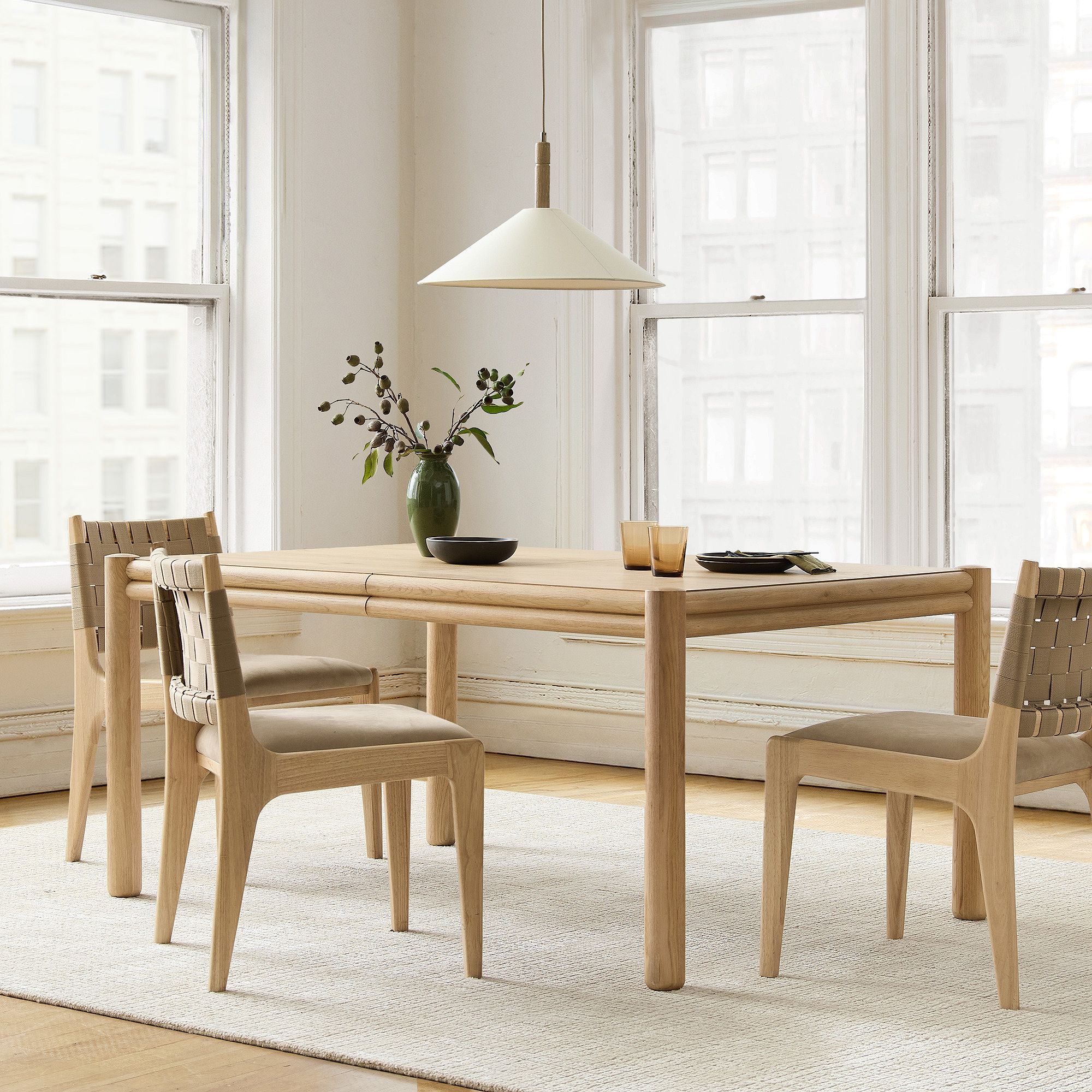 Miles Extendable Dining Table 80"-100" thumbnail 2