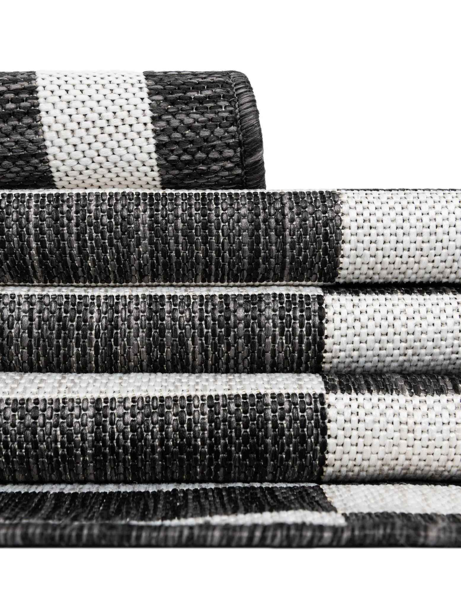 9' x 12' Easy Clean Ribbon Indoor Outdoor Rug thumbnail 5