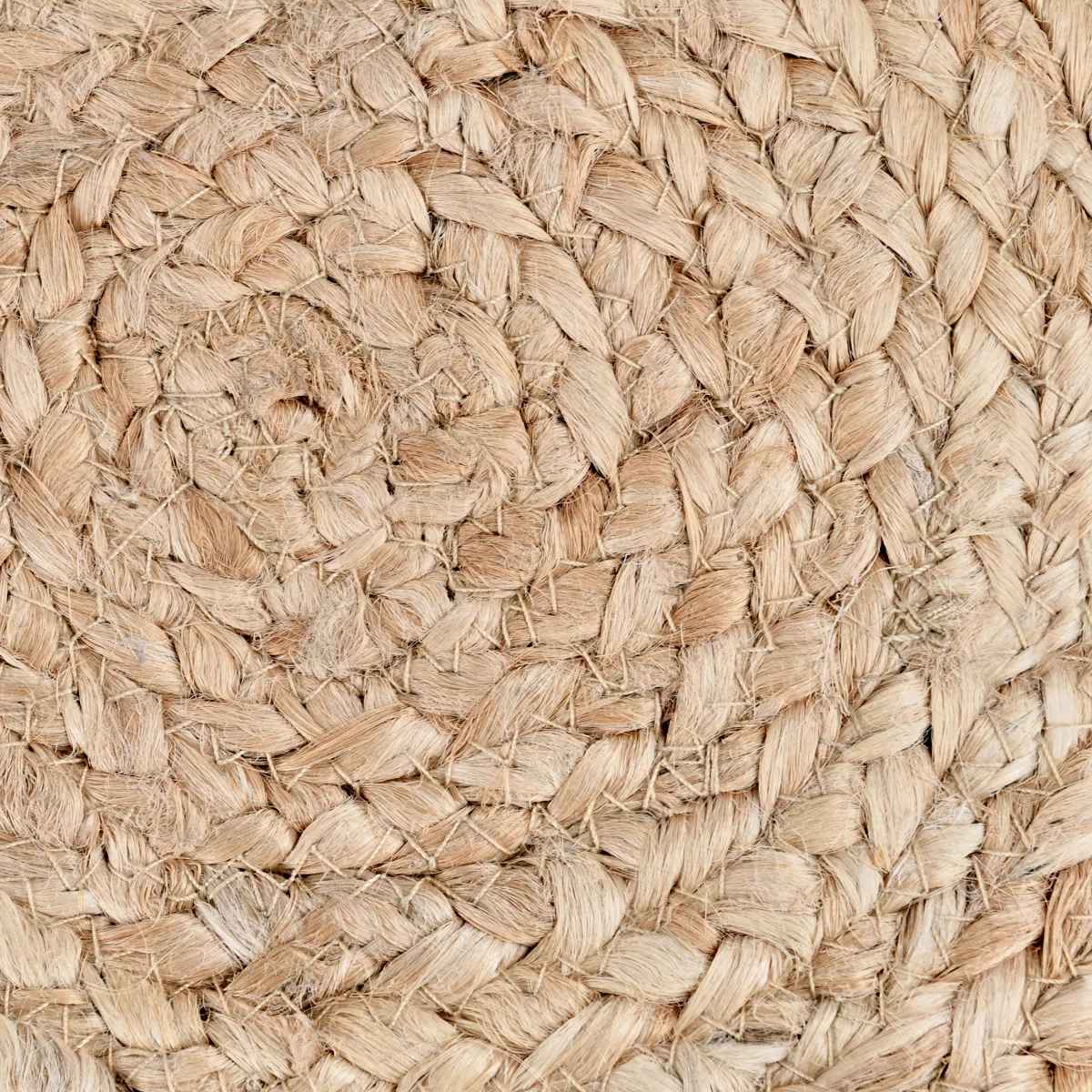 Faro Handwoven Jute Pouf thumbnail 4