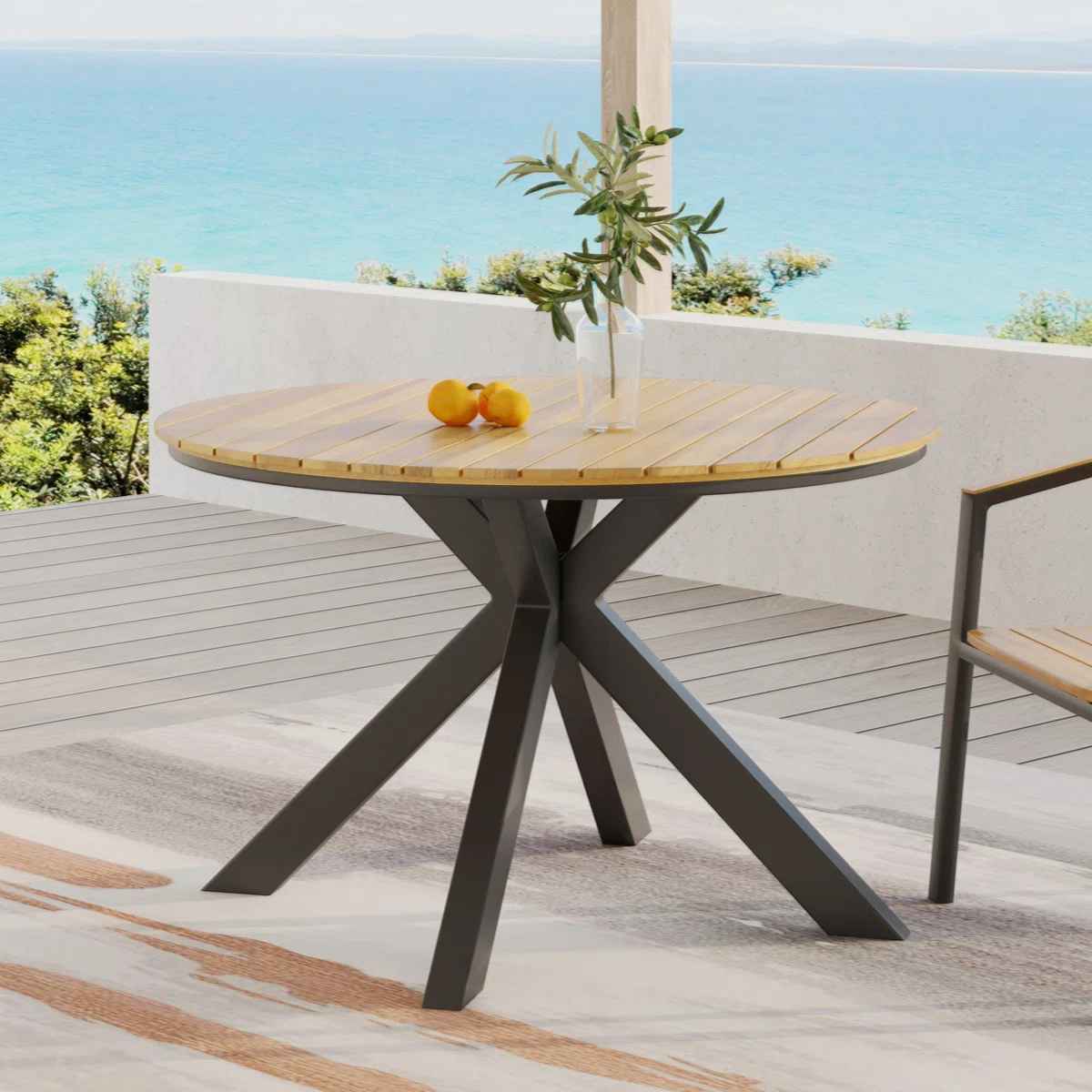 Queanbeyan Round Outdoor Dining Table thumbnail 7
