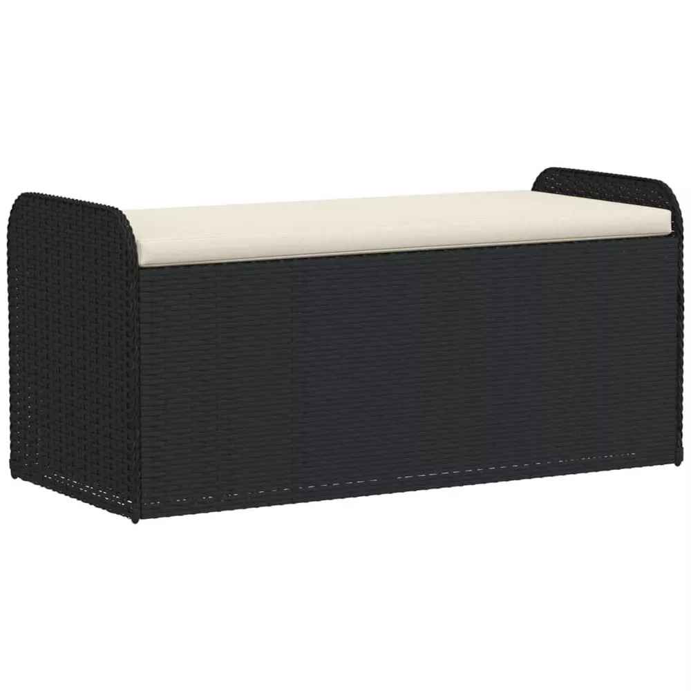Storage Bench with Cushion Outdoor Garden Seat