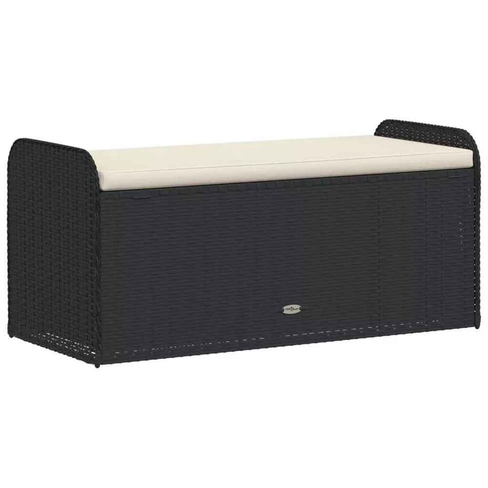 Storage Bench with Cushion Outdoor Garden Seat thumbnail 5