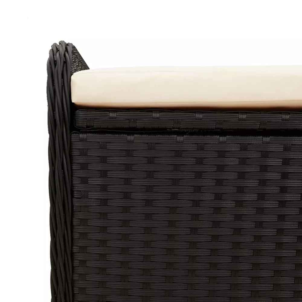 Storage Bench with Cushion Outdoor Garden Seat thumbnail 6