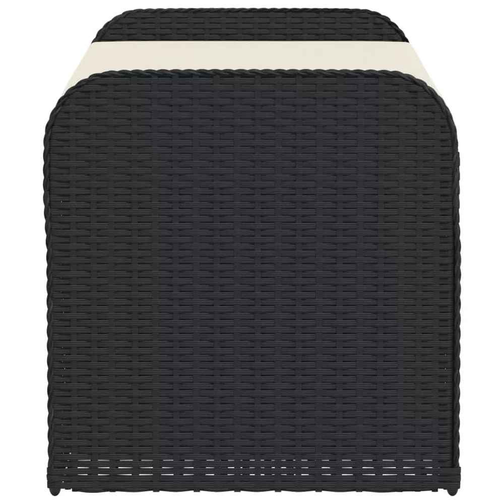 Storage Bench with Cushion Outdoor Garden Seat thumbnail 7