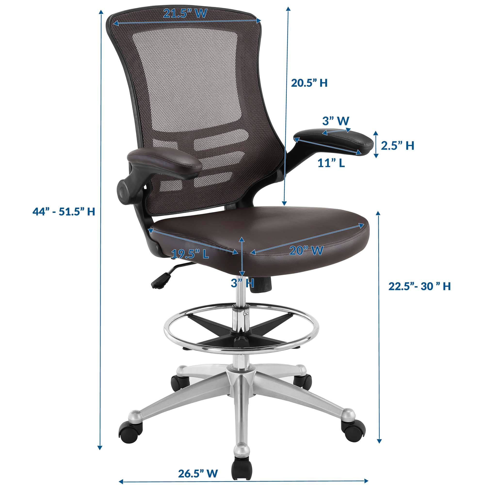 Attainment Mesh Drafting Chair thumbnail 4