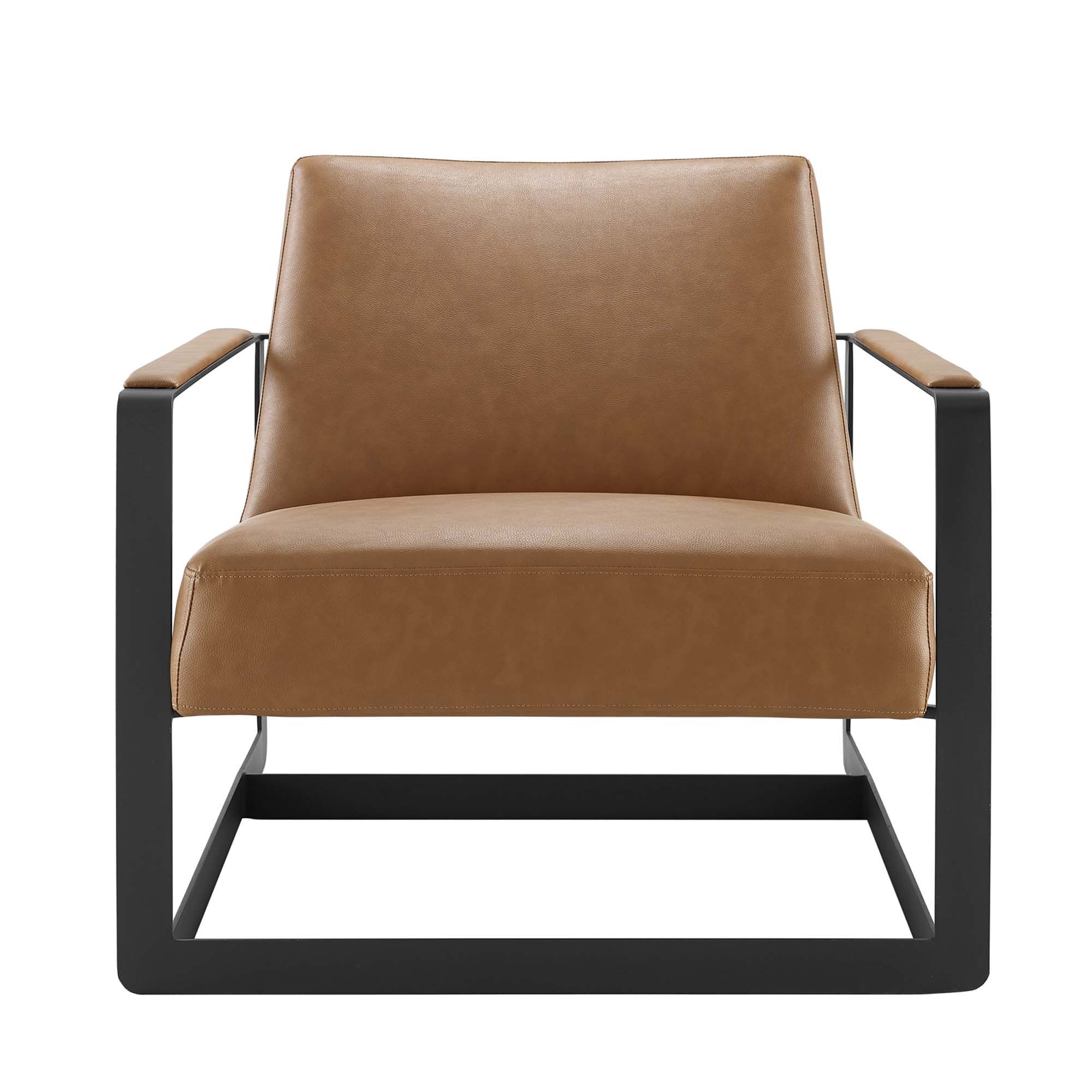 Seg Vegan Leather Accent Chair thumbnail 4