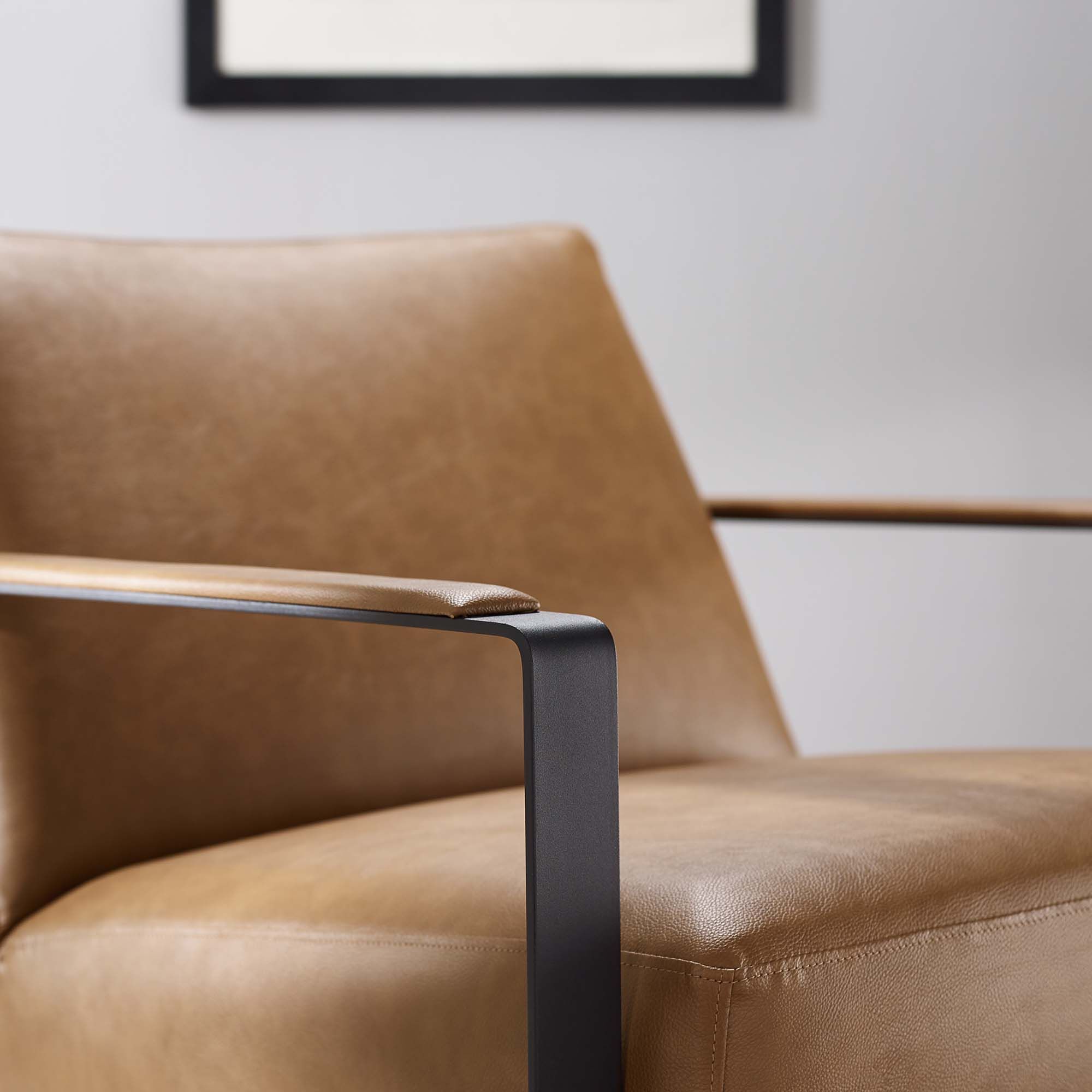 Seg Vegan Leather Accent Chair thumbnail 7