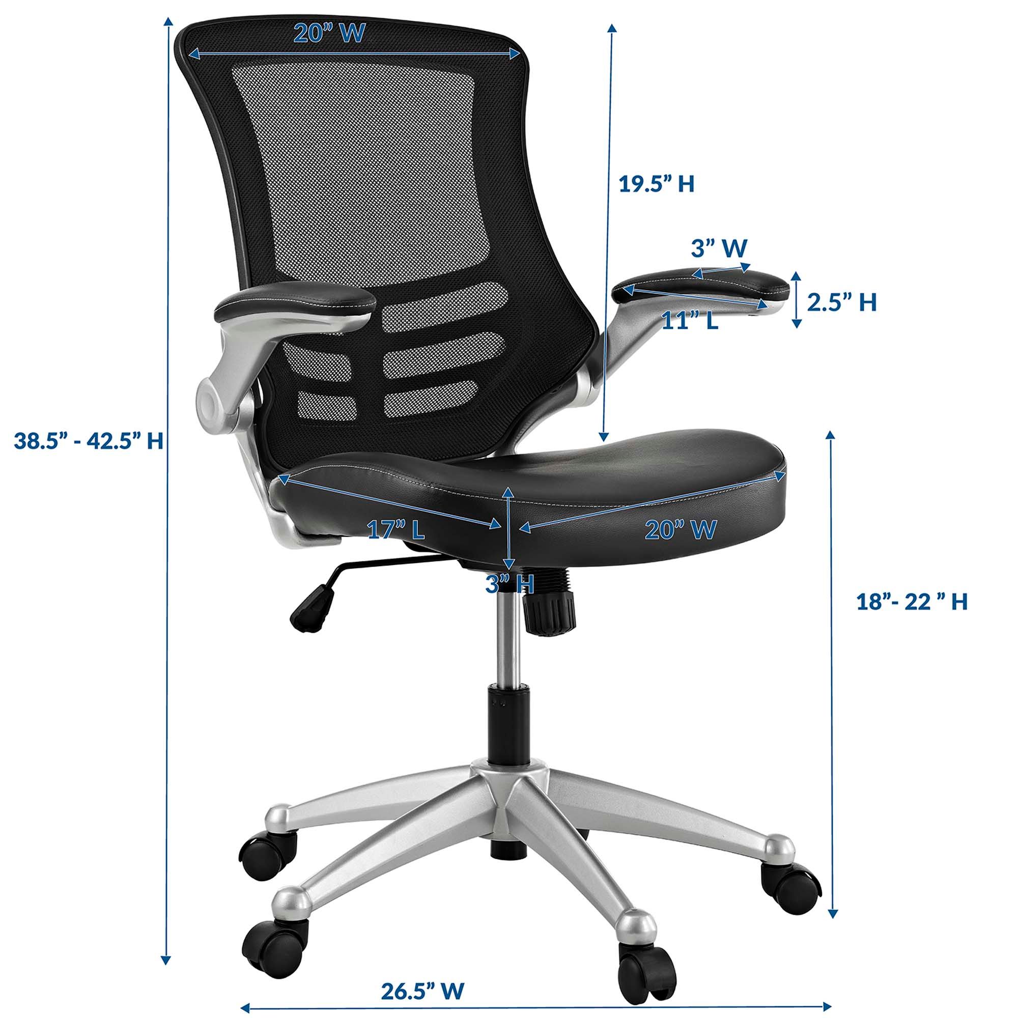 Ergonomic Mesh Office Chair thumbnail 2