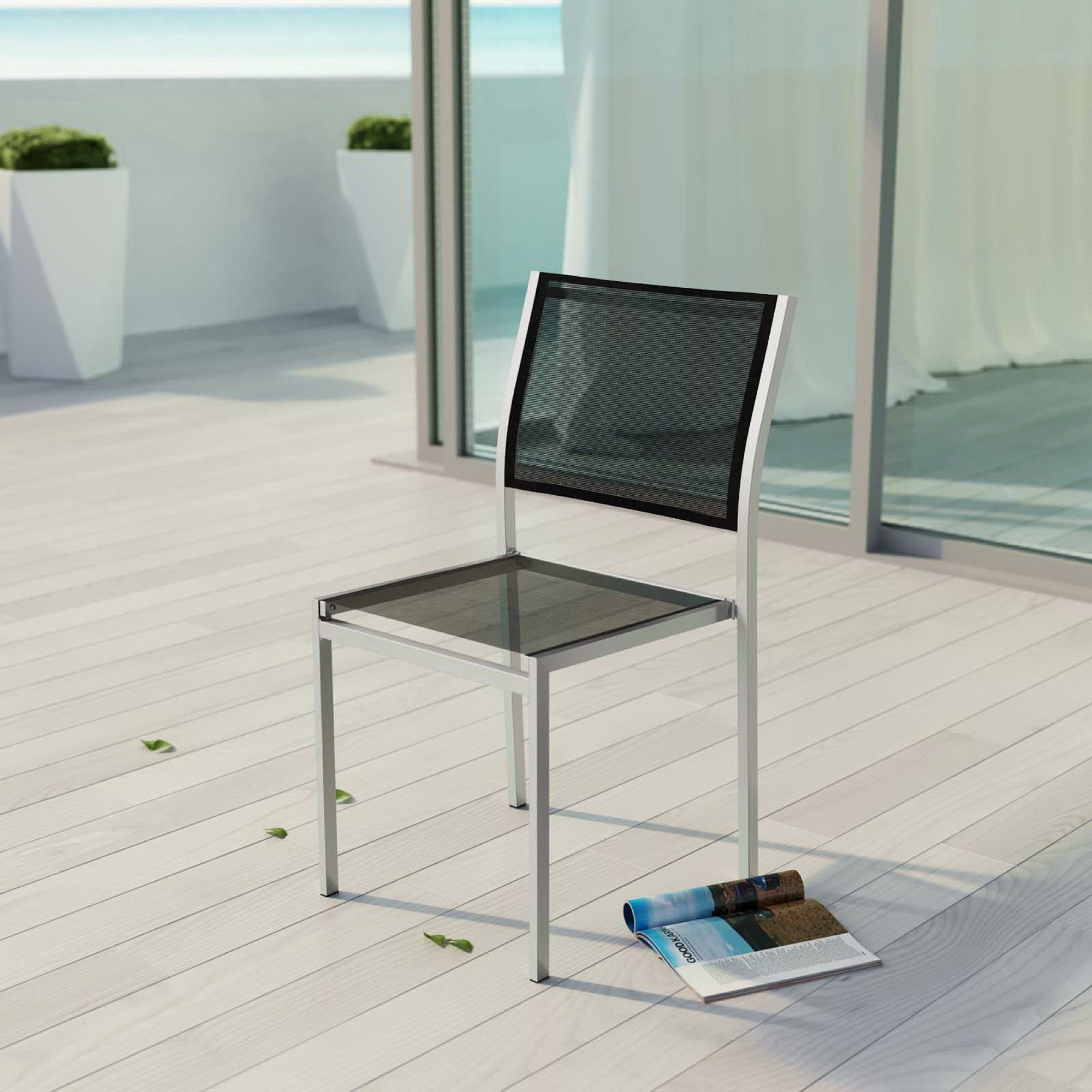 Shore Outdoor Mesh Side Chair thumbnail 4