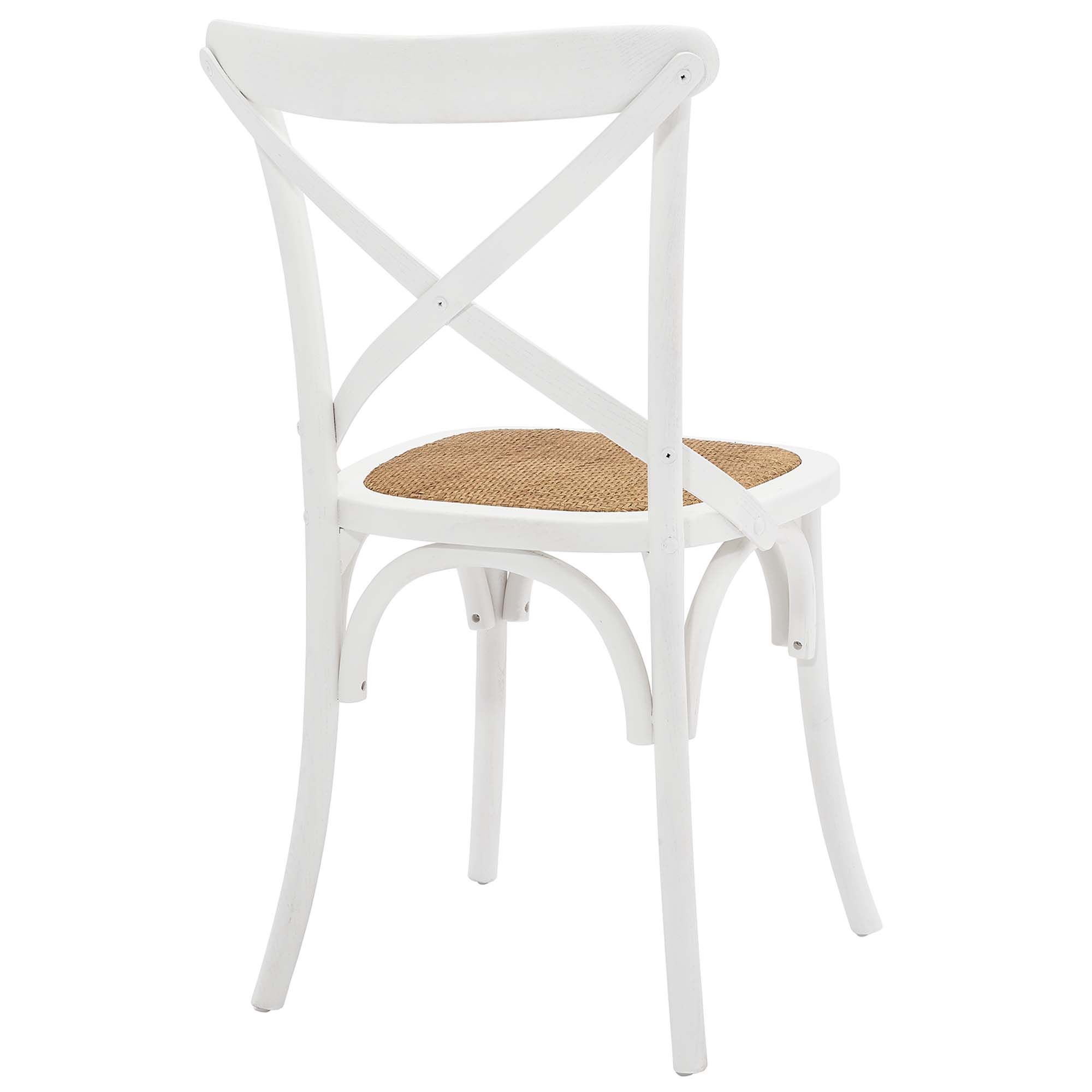 Cruz White Dining Side Chair Set thumbnail 6