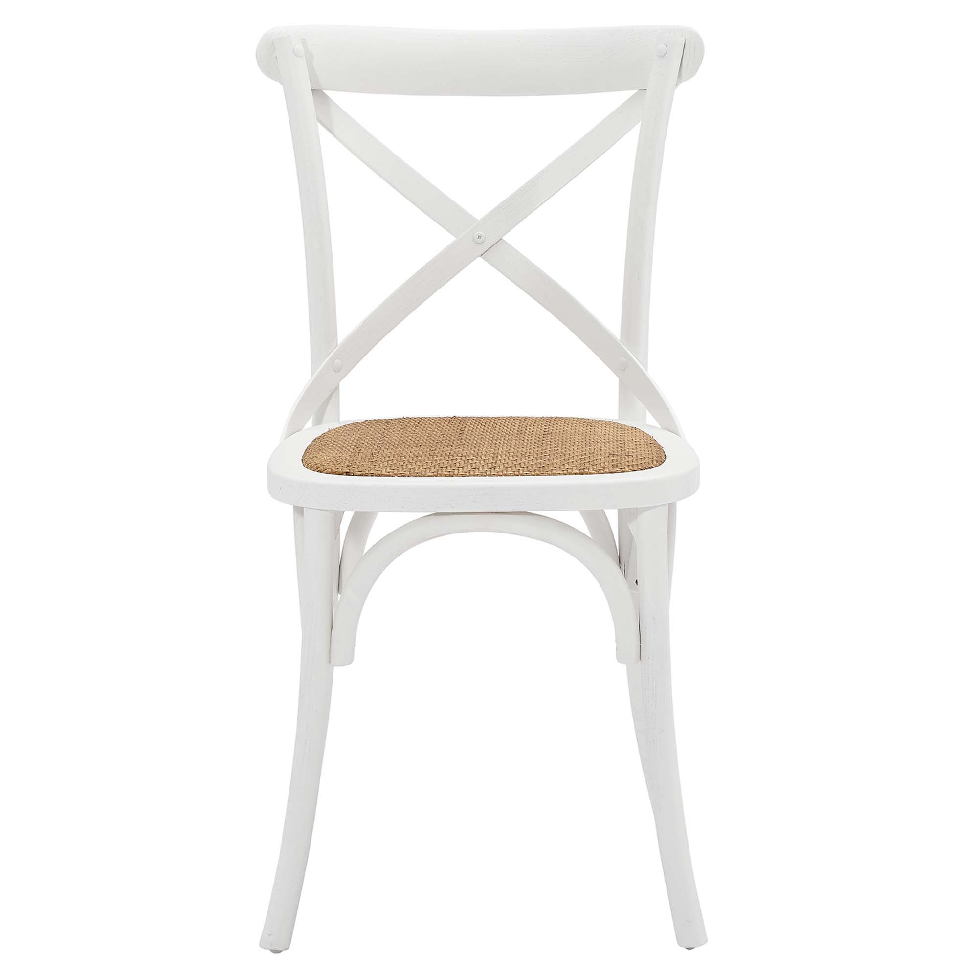 Cruz White Dining Side Chair Set thumbnail 7