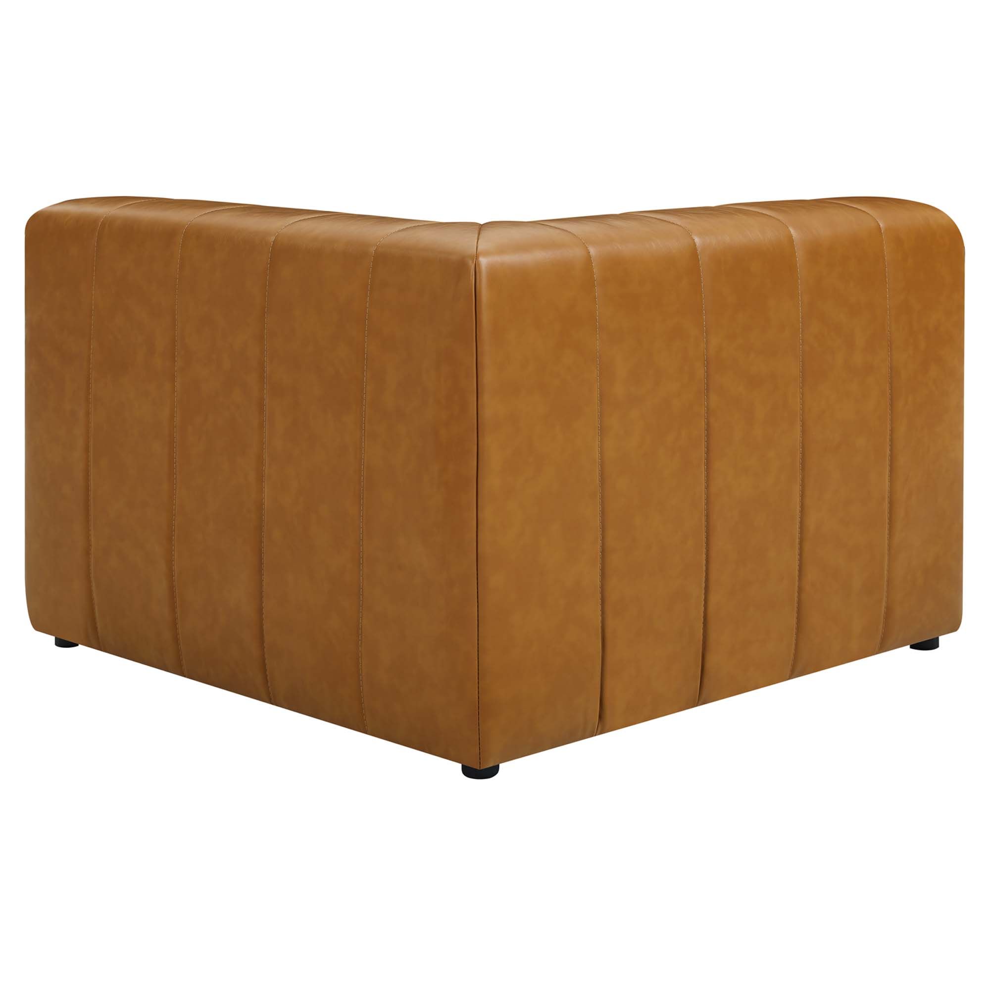 Barreled Corner Vegan Leather Chair thumbnail 4