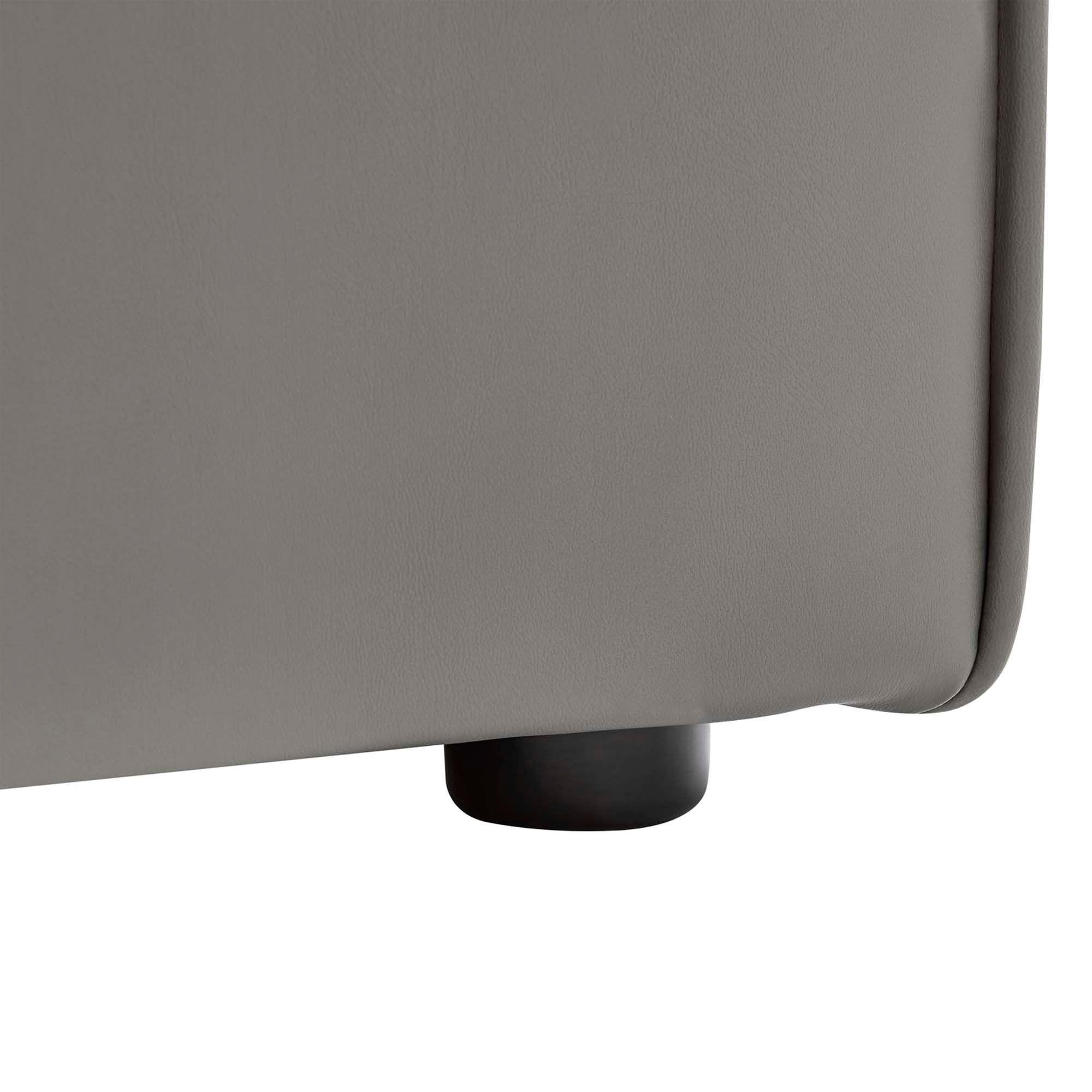 Mingle Vegan Leather Armless Chair thumbnail 5