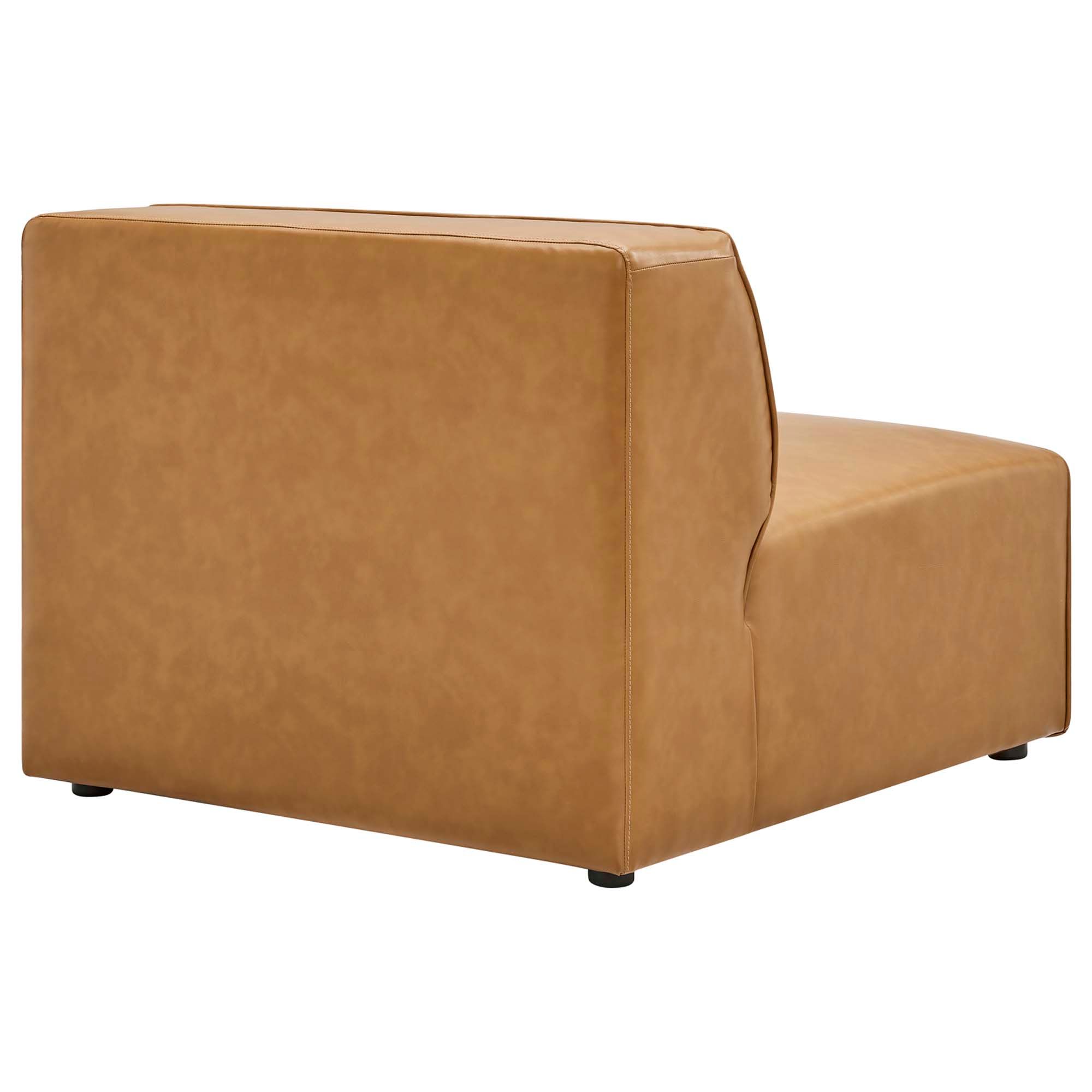 Mingle Vegan Leather Armless Chair thumbnail 3
