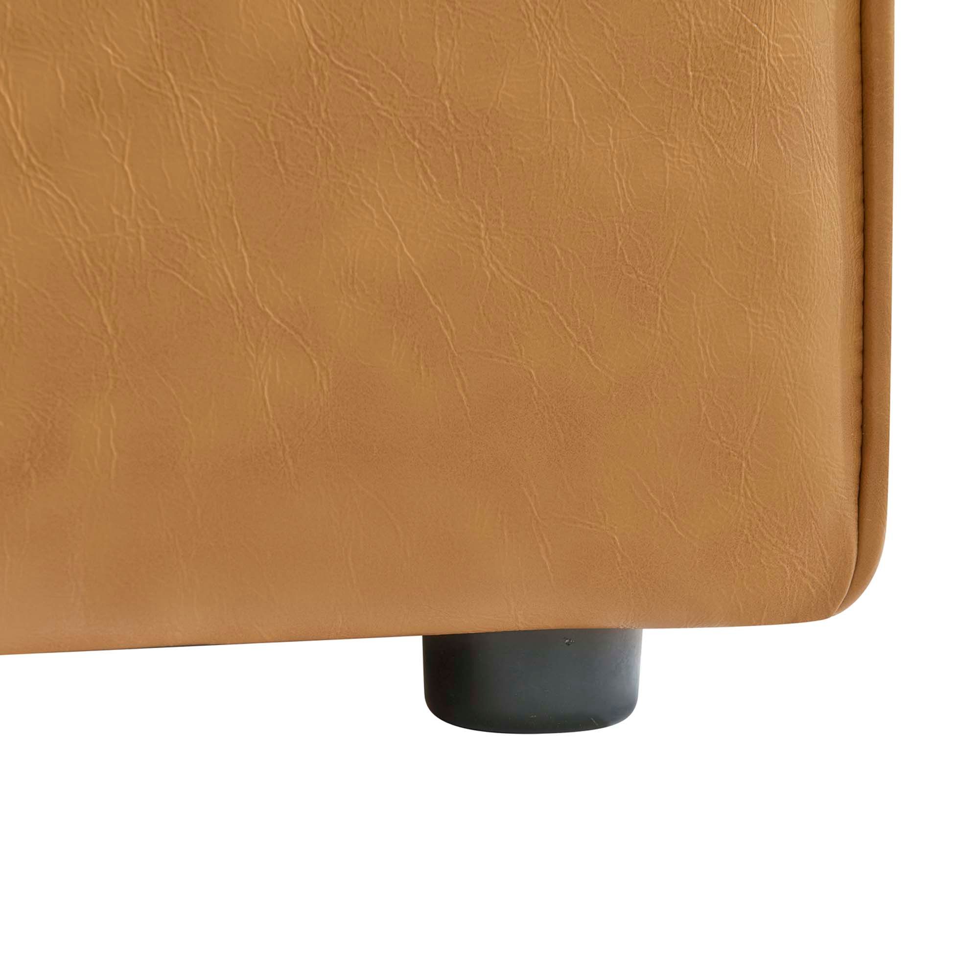 Mingle Vegan Leather Armless Chair thumbnail 5