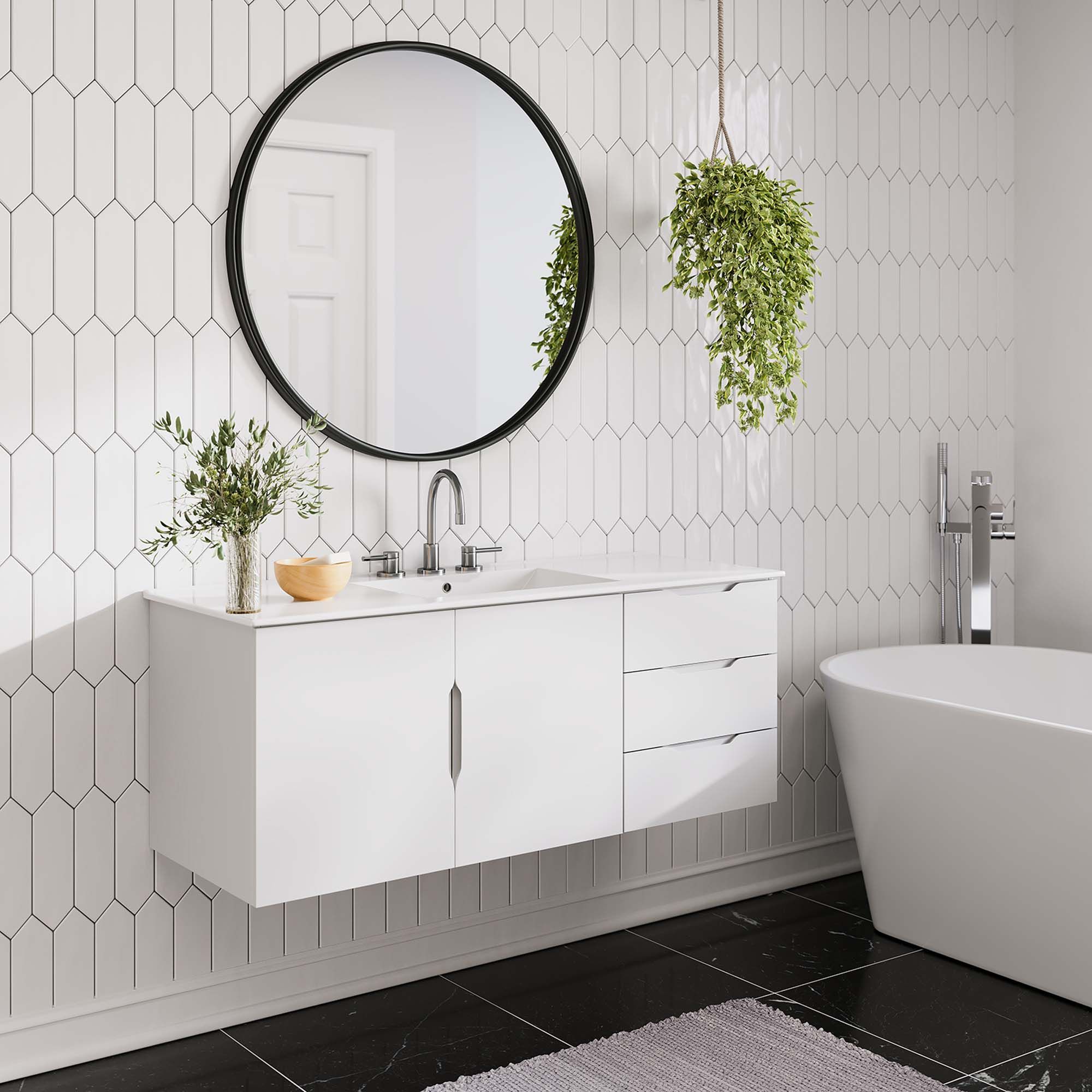 Vitality Wall-Mount Bathroom Vanity Cabinet thumbnail 9